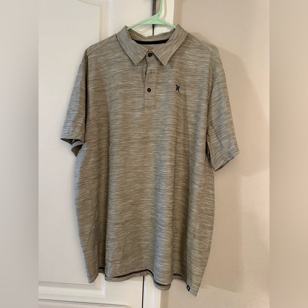 Hurley by Buckle Men's Tan Polo Shirt